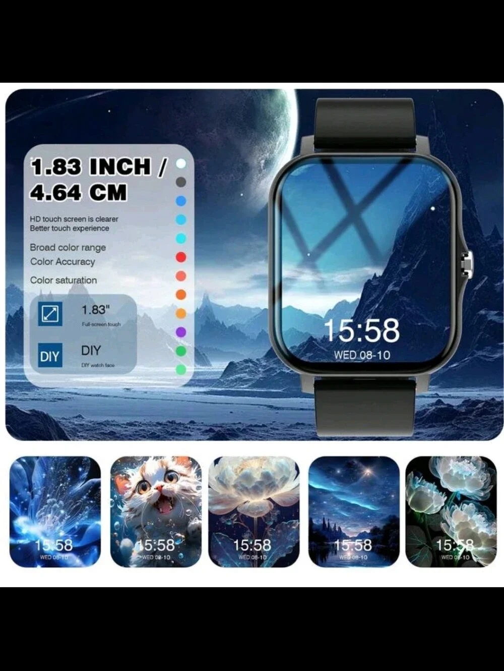 Smart Fitness Watch - Pink